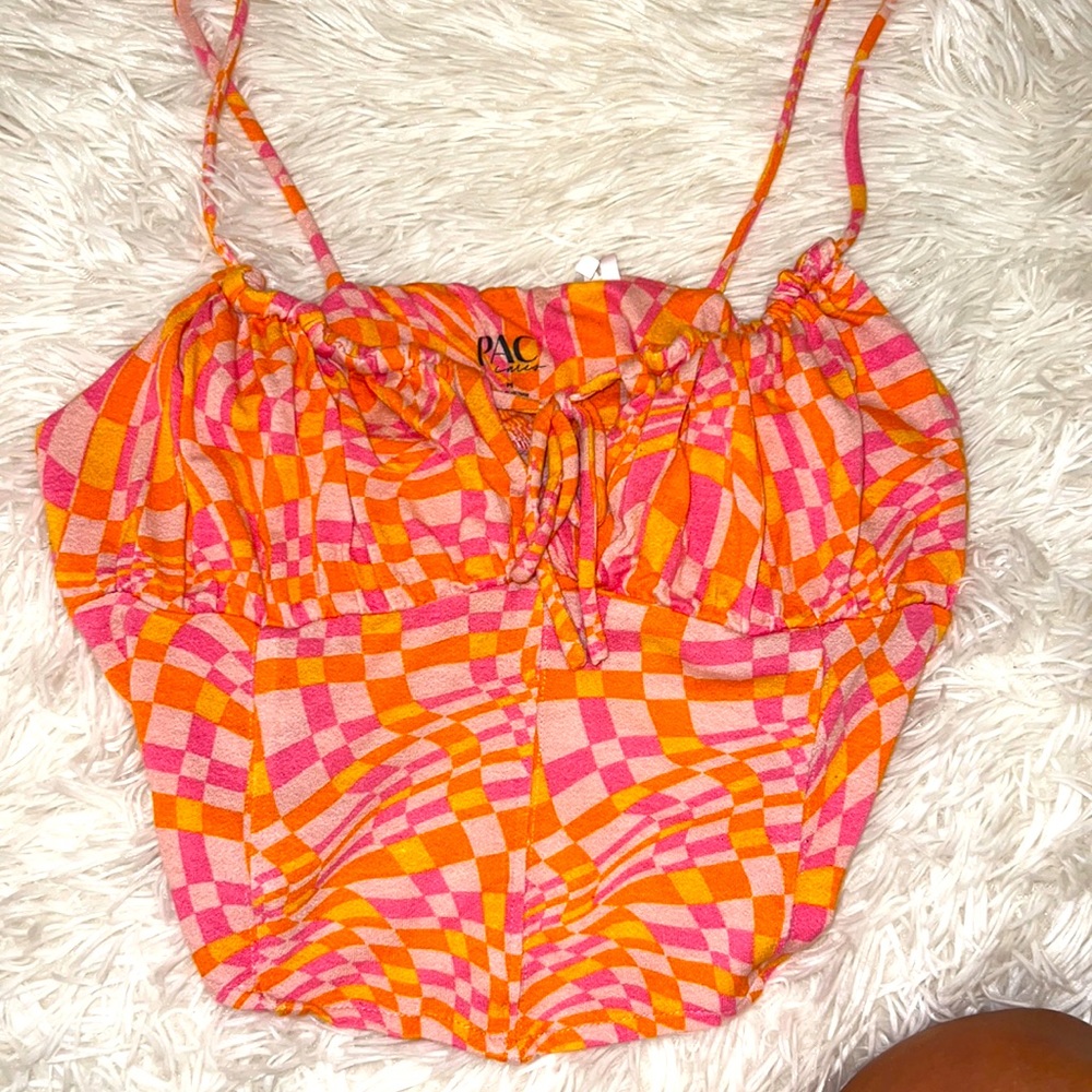 colorful tank top